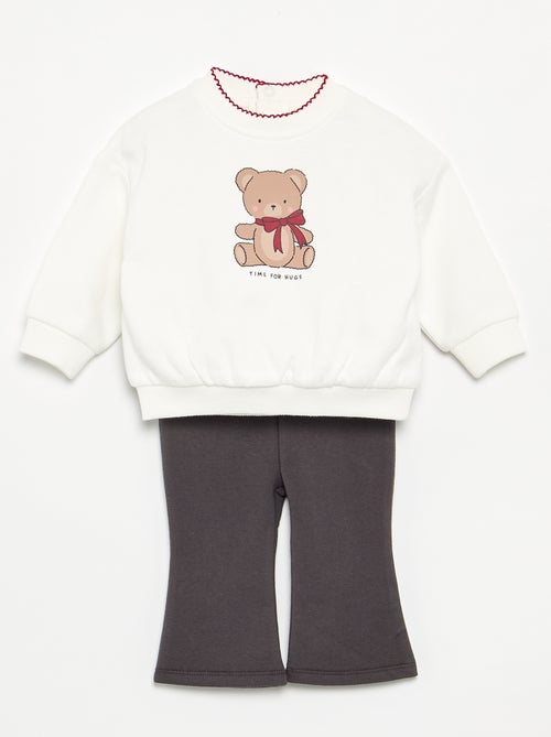 Conjunto de 2 piezas - Sudadera + pantalón - Kiabi