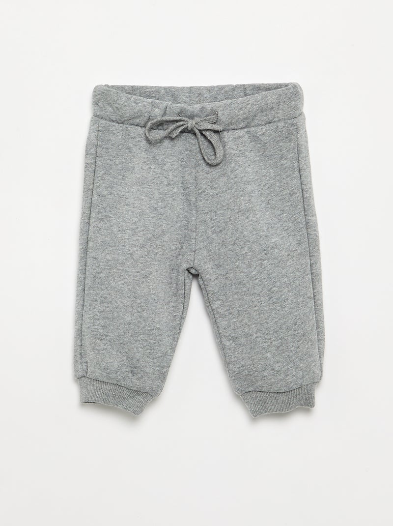 Conjunto de 2 piezas - Sudadera + pantalón Gris - Kiabi