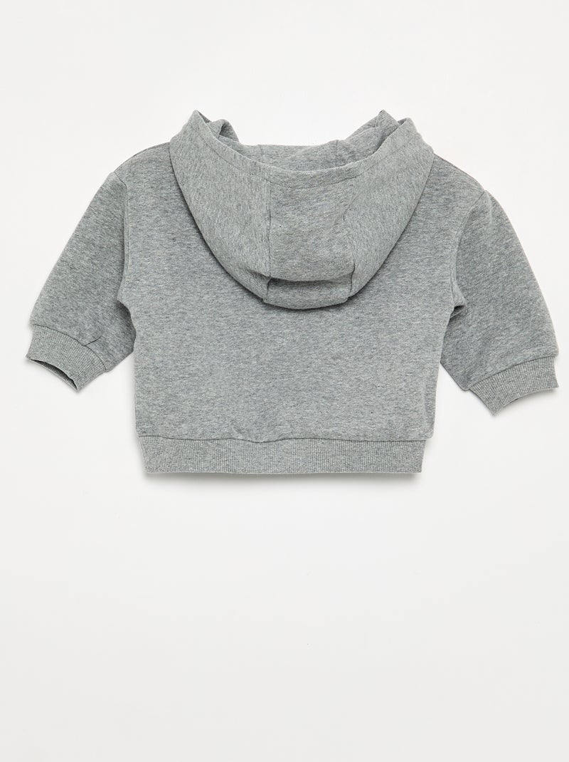 Conjunto de 2 piezas - Sudadera + pantalón Gris - Kiabi