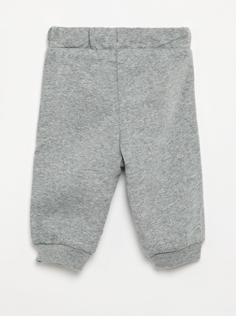 Conjunto de 2 piezas - Sudadera + pantalón Gris - Kiabi