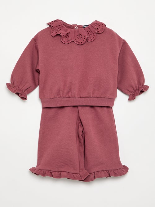 Conjunto de 2 piezas - sudadera + pantalón - Kiabi
