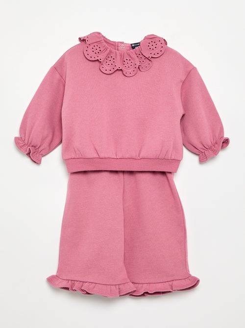 Conjunto de 2 piezas - sudadera + pantalón - Kiabi Conjunto de 2 piezas - sudadera + pantalón - Kiabi
