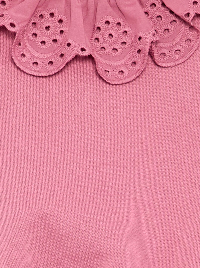 Conjunto de 2 piezas - sudadera + pantalón Rosa - Kiabi