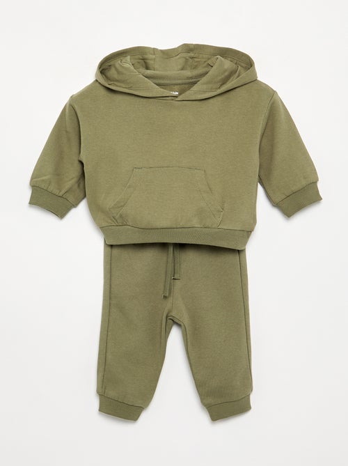 Conjunto de 2 piezas - Sudadera + pantalón - Kiabi Conjunto de 2 piezas - Sudadera + pantalón - Kiabi