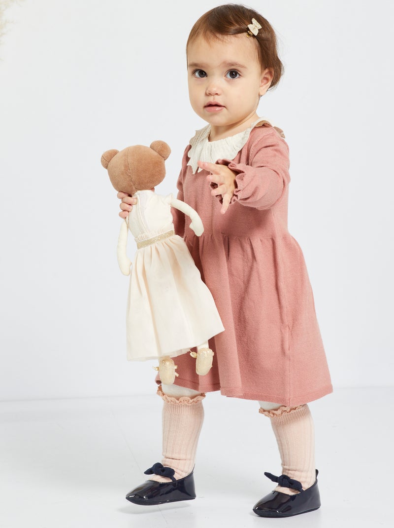 Conjunto de 2 piezas - Vestido + medias ROSA - Kiabi
