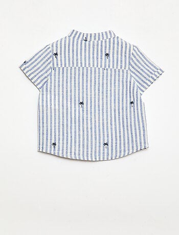 Conjunto de 2 piezas a rayas - camisa + pantalón corto