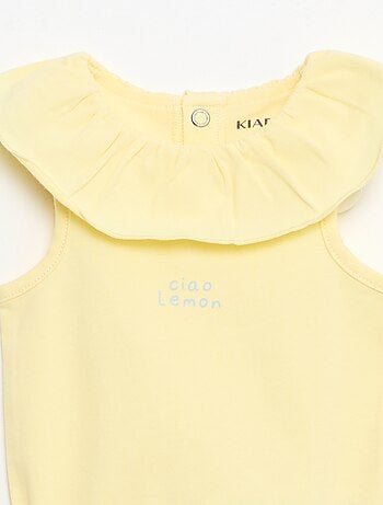 Conjunto de 2 piezas: body + braguita