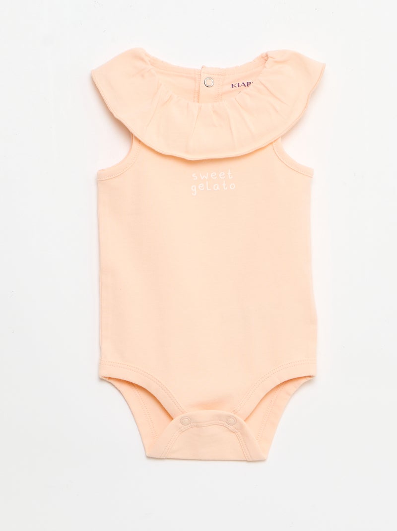 Conjunto de 2 piezas: body + braguita Rosa - Kiabi