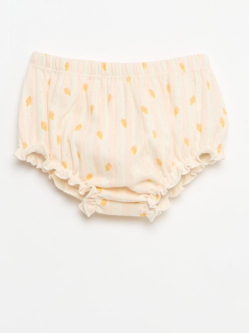Conjunto de 2 piezas: body + braguita - Kiabi
