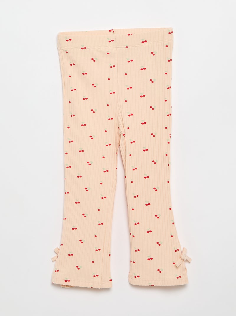 Conjunto de 2 piezas Camiseta + legging Rosa - Kiabi