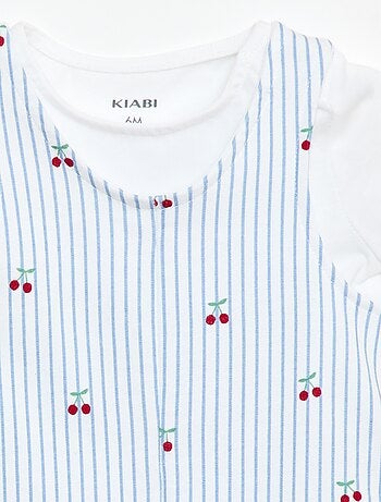 Conjunto de 2 piezas Camiseta + Mono corto