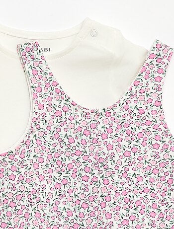 Conjunto de 2 piezas Camiseta + Mono corto