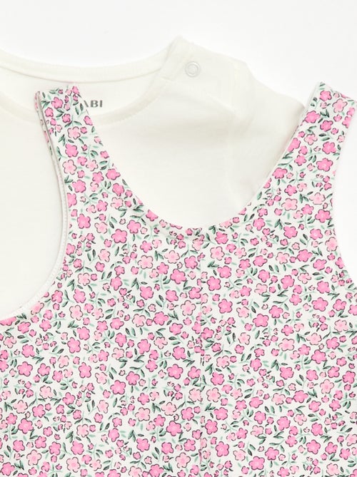 Conjunto de 2 piezas Camiseta + Mono corto - Kiabi