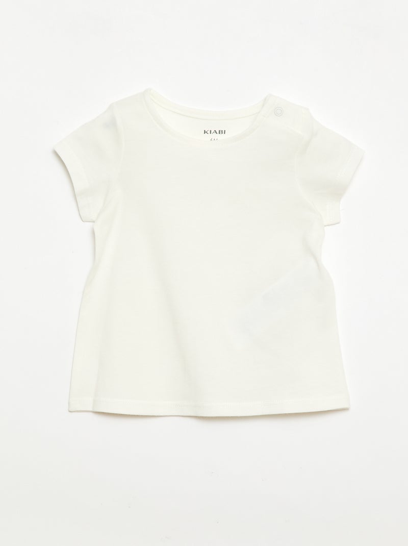 Conjunto de 2 piezas Camiseta + Mono corto Rosa - Kiabi