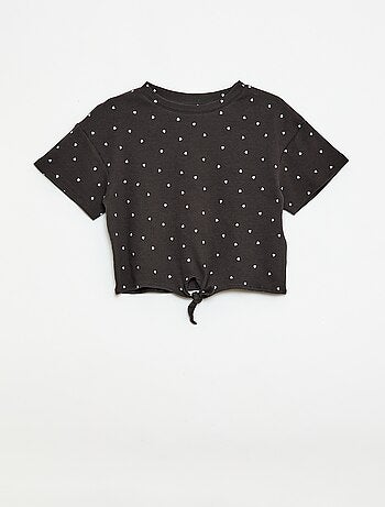 Conjunto de 2 piezas: Camiseta + pantalón acampanado