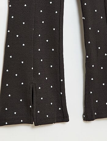 Conjunto de 2 piezas: Camiseta + pantalón acampanado