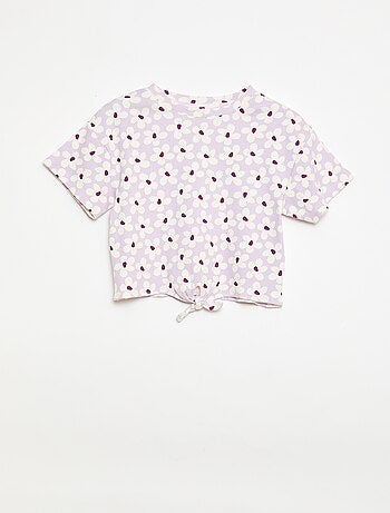 Conjunto de 2 piezas: Camiseta + pantalón acampanado