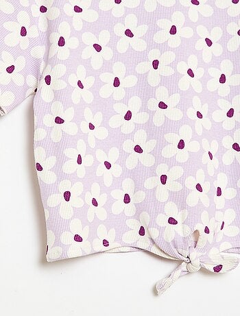 Conjunto de 2 piezas: Camiseta + pantalón acampanado