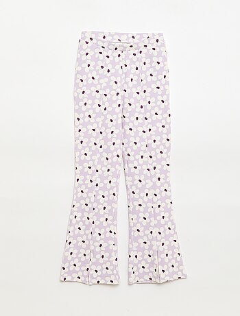 Conjunto de 2 piezas: Camiseta + pantalón acampanado