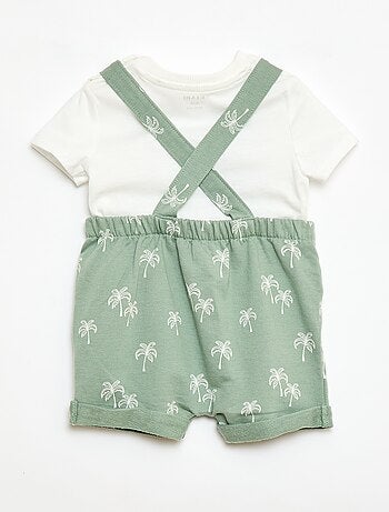 Conjunto 2 piezas Camiseta + Peto corto