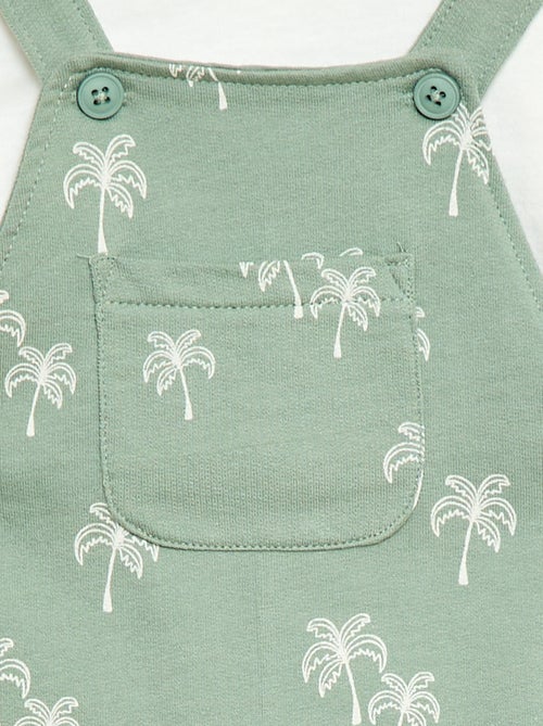 Conjunto de 2 piezas Camiseta + Peto corto - Kiabi