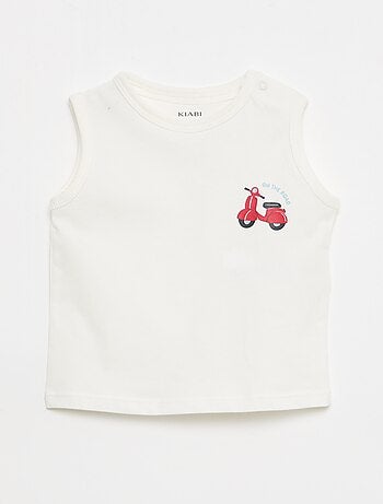 Conjunto de 2 piezas camiseta sin mangas + pantalón corto