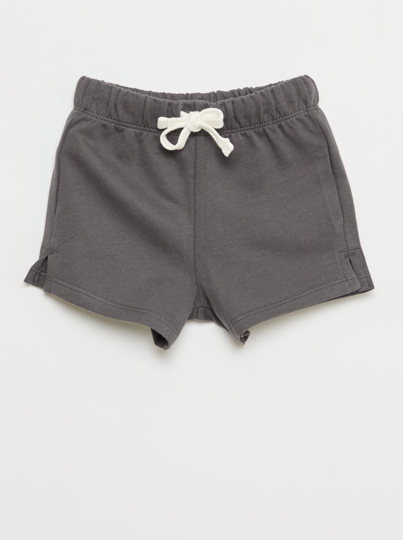 Conjunto de 2 piezas camiseta sin mangas + pantalón corto Blanco - Kiabi