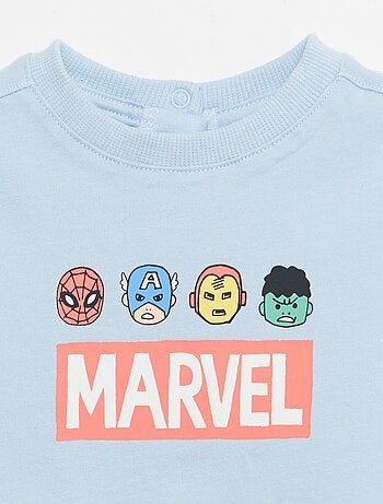 Conjunto de 2 piezas: camiseta sin mangas y pantalón corto 'Marvel'