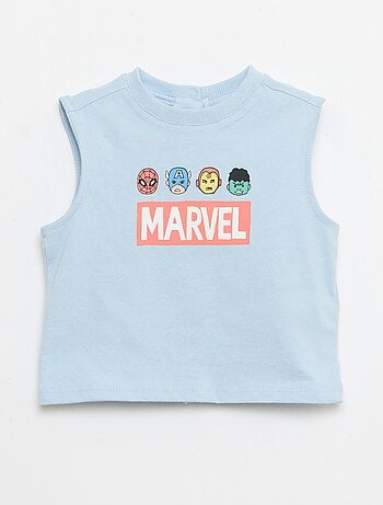 Conjunto de 2 piezas: camiseta sin mangas y pantalón corto 'Marvel'