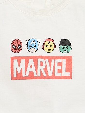 Conjunto de 2 piezas: camiseta sin mangas y pantalón corto 'Marvel'