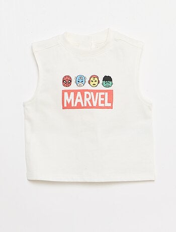 Conjunto de 2 piezas: camiseta sin mangas y pantalón corto 'Marvel'