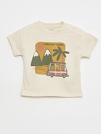 Conjunto de 2 piezas de algodón Camiseta + pantalón corto