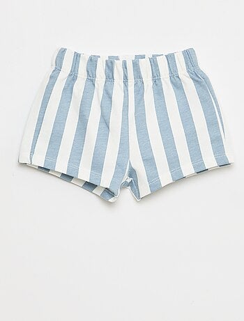 Conjunto de 2 piezas de algodón Camiseta + pantalón corto