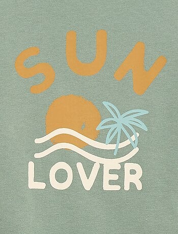 Conjunto de 2 piezas de algodón Camiseta + pantalón corto