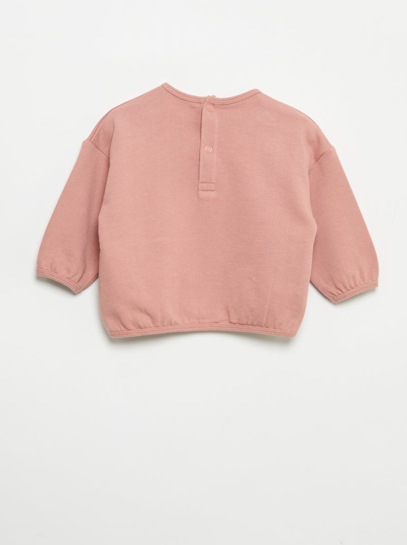 Conjunto de 2 piezas de felpa Rosa - Kiabi