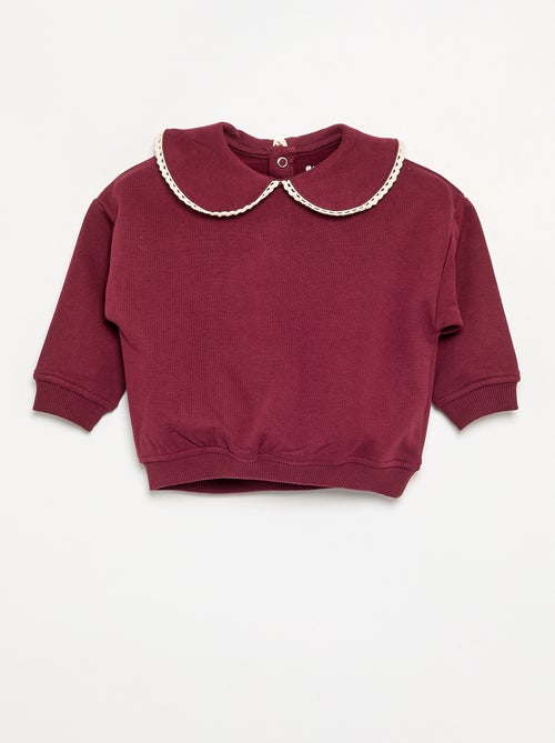 Conjunto de 2 piezas de forro polar - Sudadera + pantalón - Kiabi