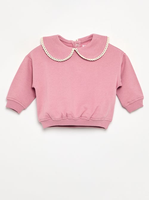 Conjunto de 2 piezas de forro polar - Sudadera + pantalón - Kiabi