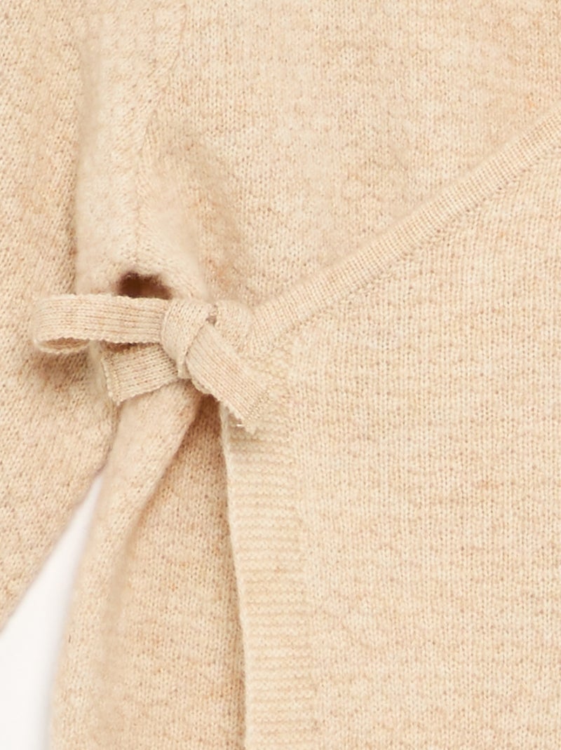 Conjunto de 2 piezas de lana y cachemira - Premium Beige - Kiabi