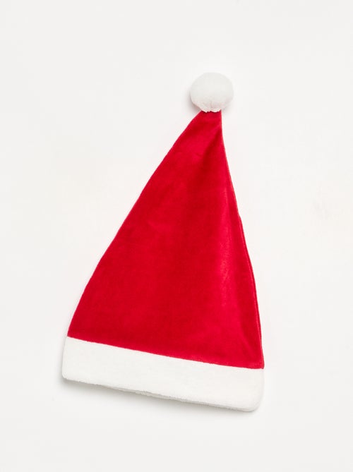 Conjunto de 2 piezas de Navidad de terciopelo: pijama pelele + gorro - Kiabi