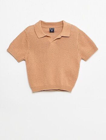 Conjunto de 2 piezas de punto - Camiseta polo + Pantalón corto