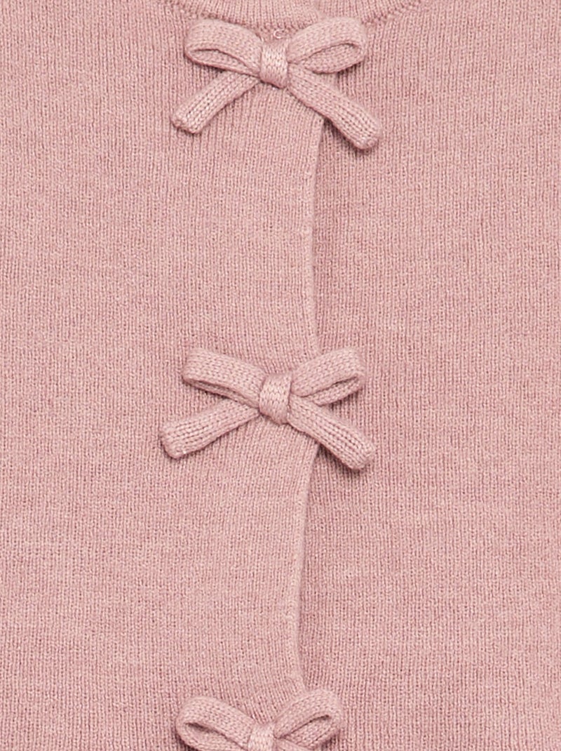 Conjunto de 2 piezas de punto - Jersey + legging Rosa - Kiabi