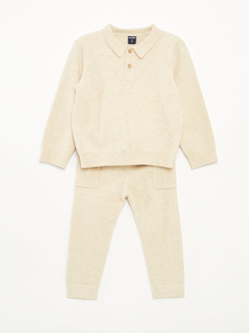 Conjunto de 2 piezas de punto - Kiabi