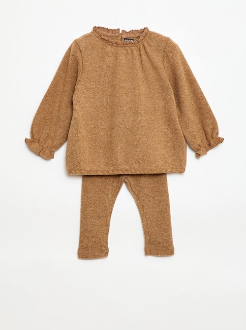 Conjunto de 2 piezas de punto - Kiabi