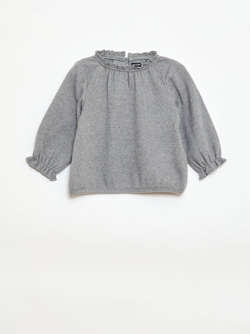 Conjunto de 2 piezas de punto Gris - Kiabi