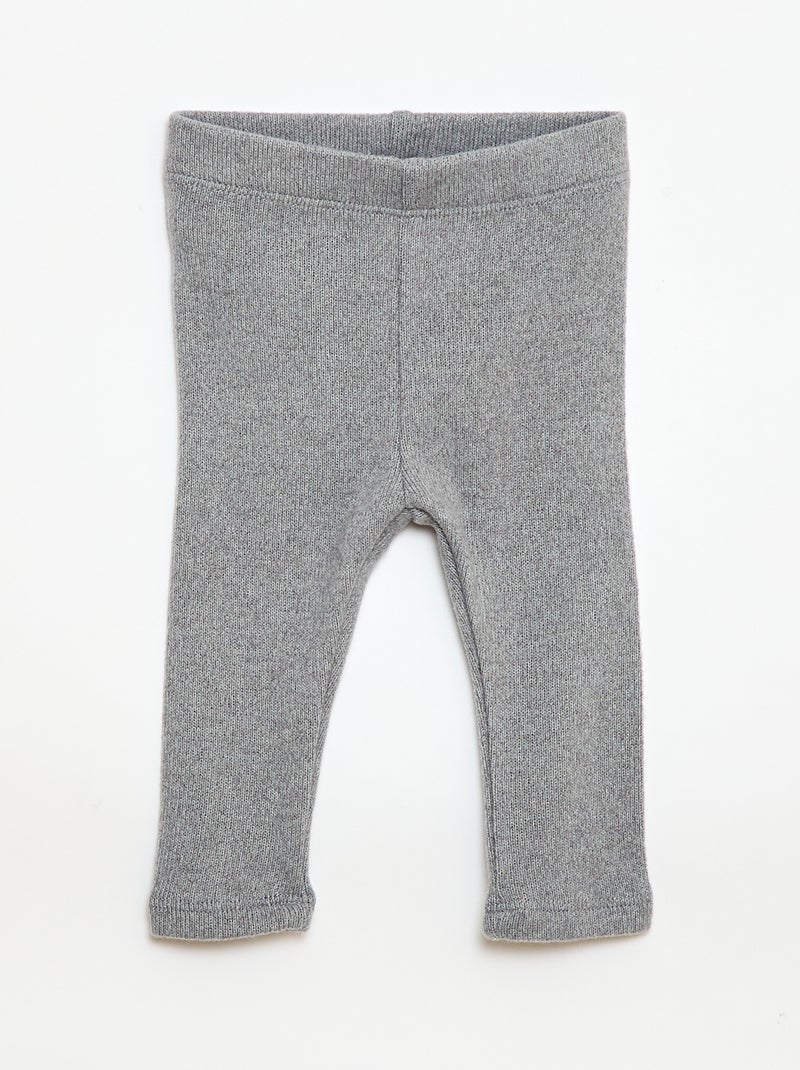 Conjunto de 2 piezas de punto Gris - Kiabi