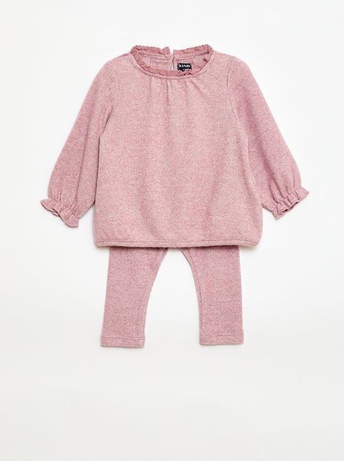 Conjunto de 2 piezas de punto - Kiabi