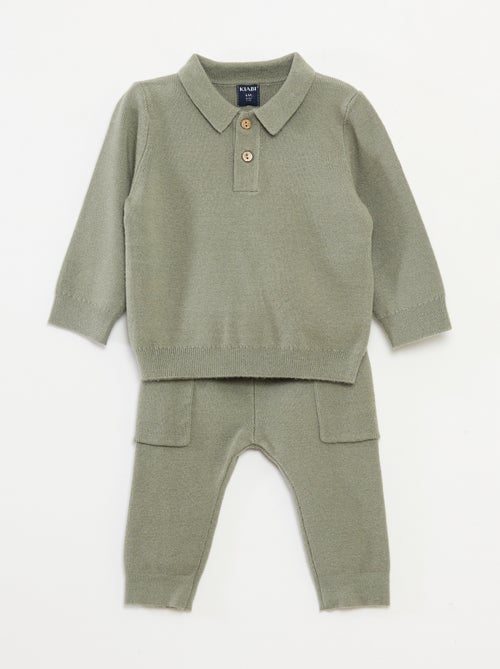 Conjunto de 2 piezas de punto - Kiabi