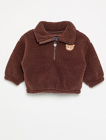 Conjunto de 2 piezas de tejido borreguito - Sudadera + pantalón