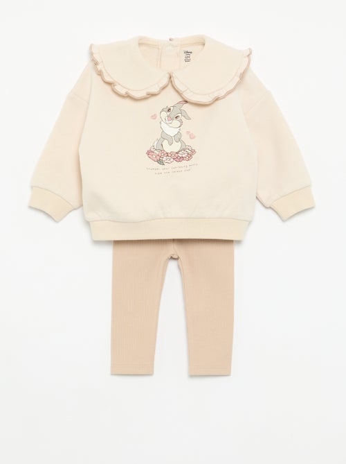 Conjunto de 2 piezas 'Disney' - Sudadera + legging - Kiabi