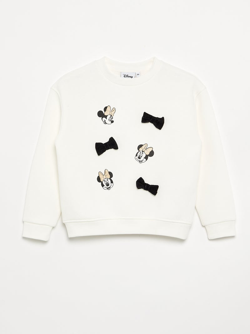 Conjunto de 2 piezas 'Disney' 'Minnie' - Sudadera + legging Blanco - Kiabi